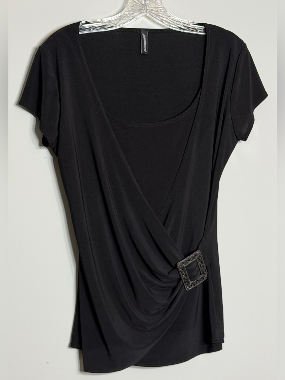 Bundle of 2 JasonMaxwell Black Tops Size Large